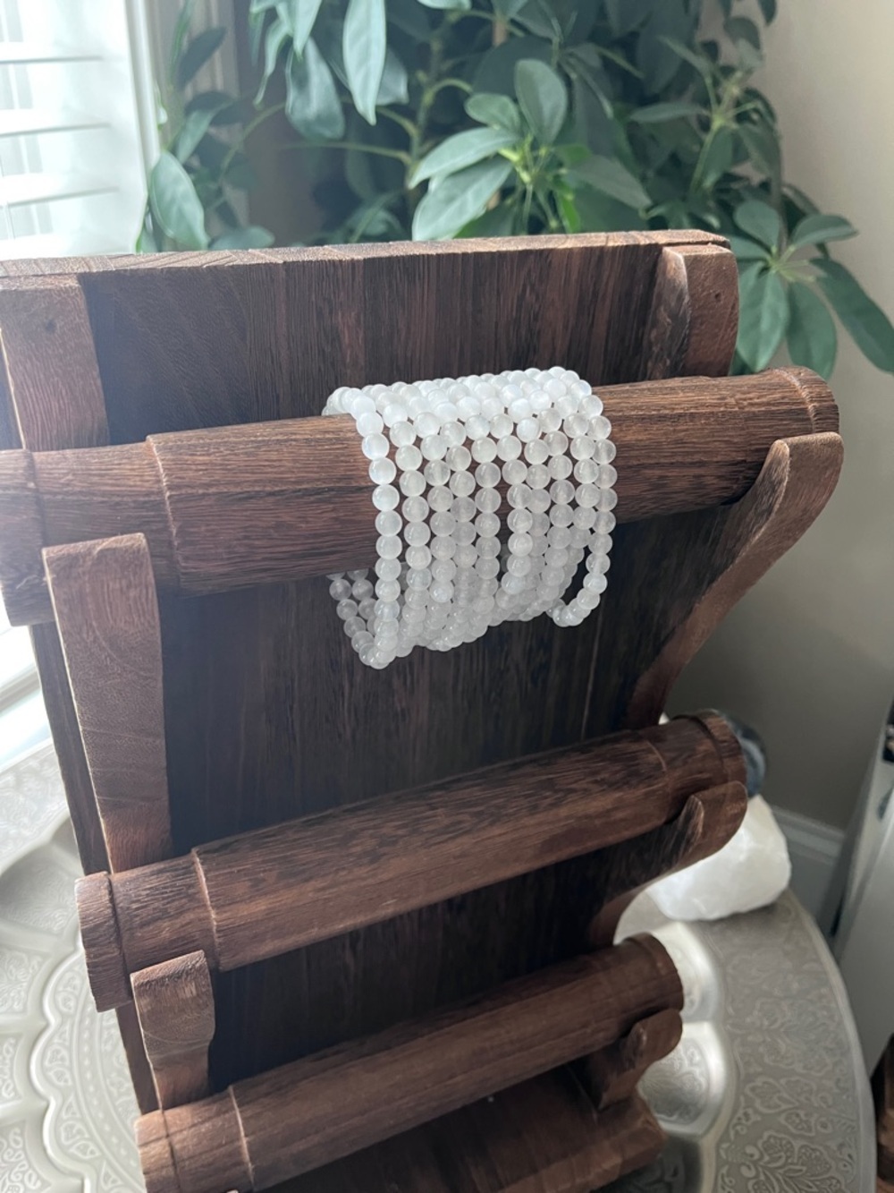 Selenite bracelet